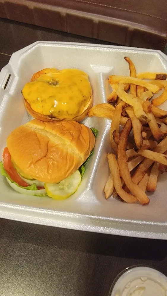 Burger and Fries